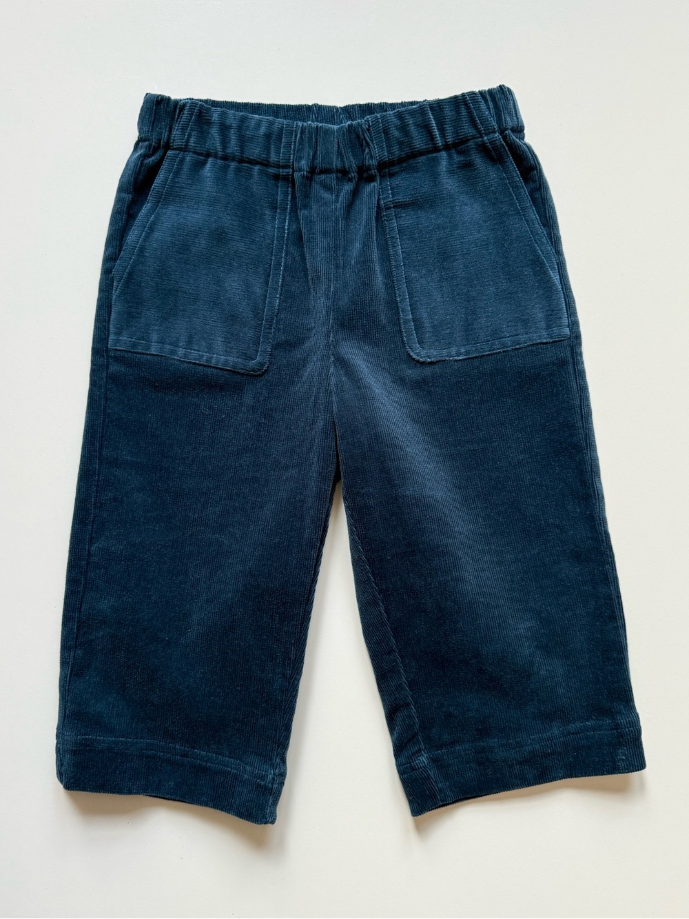Dig Og Mig Kids Unisex Blue Corduroy Pull-On Pants - Size 18M